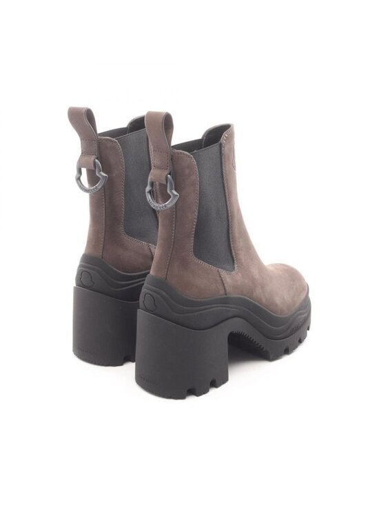 Moncler Boots Envile Chelsea Leather Shoes - Picture 2 of 9